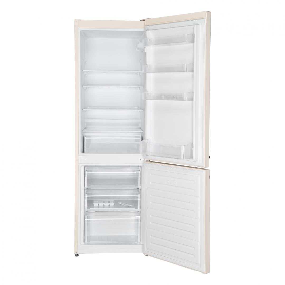 Combina frigorifica FRAM FC-VRL268BGF+, 268 l, Clasa: F, Nu, Crem