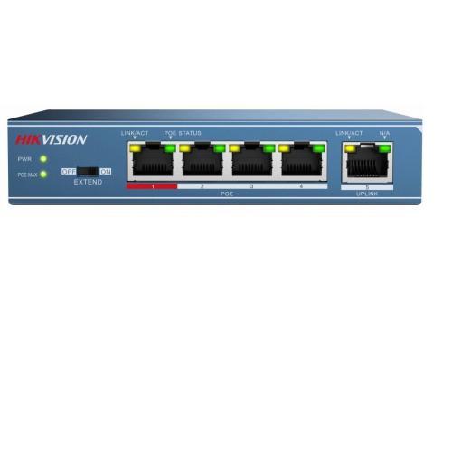 Hikvision HK SWITCH POE 4 PORTURI FARA MANAGEMENT