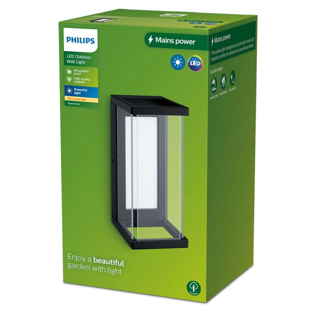 Ulyzo Wa 12W 27K Bl Hv 06 (Aplica LED pentru exterior Philips Ulyzo)