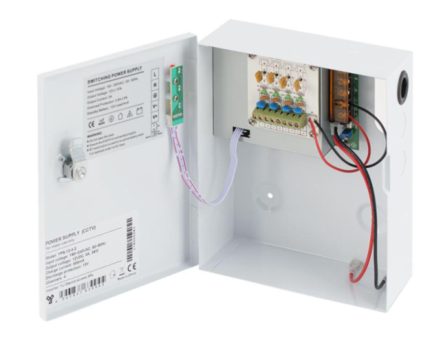Sursa cu Backup 3a 4CANALE Carcasa Met (Sursa cu backup)