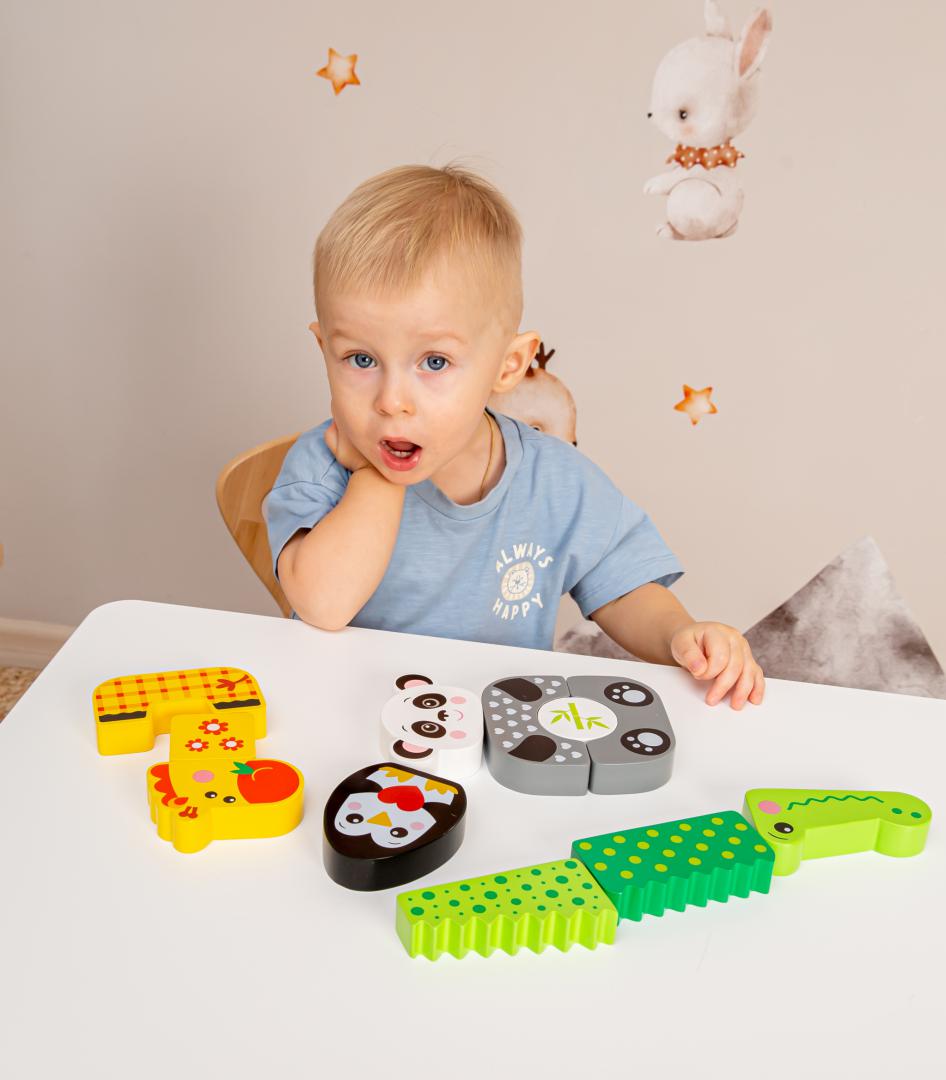 Kids Hits PANDA ȘI PRIETENII SAI, JUCARIE LEMN