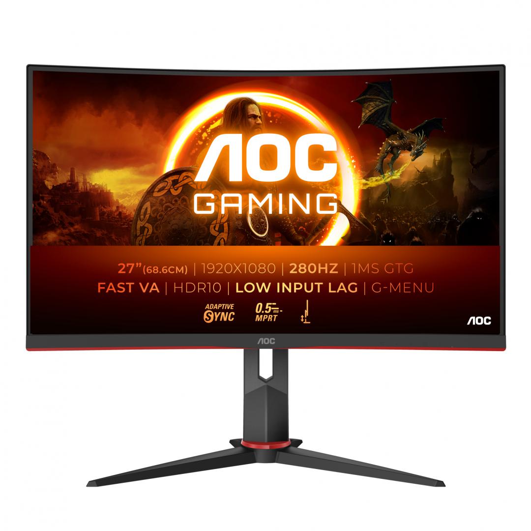 Monitor Aoc 27" C27G2Z3/BK (Monitor Gaming Aoc C27G2Z3/BK)