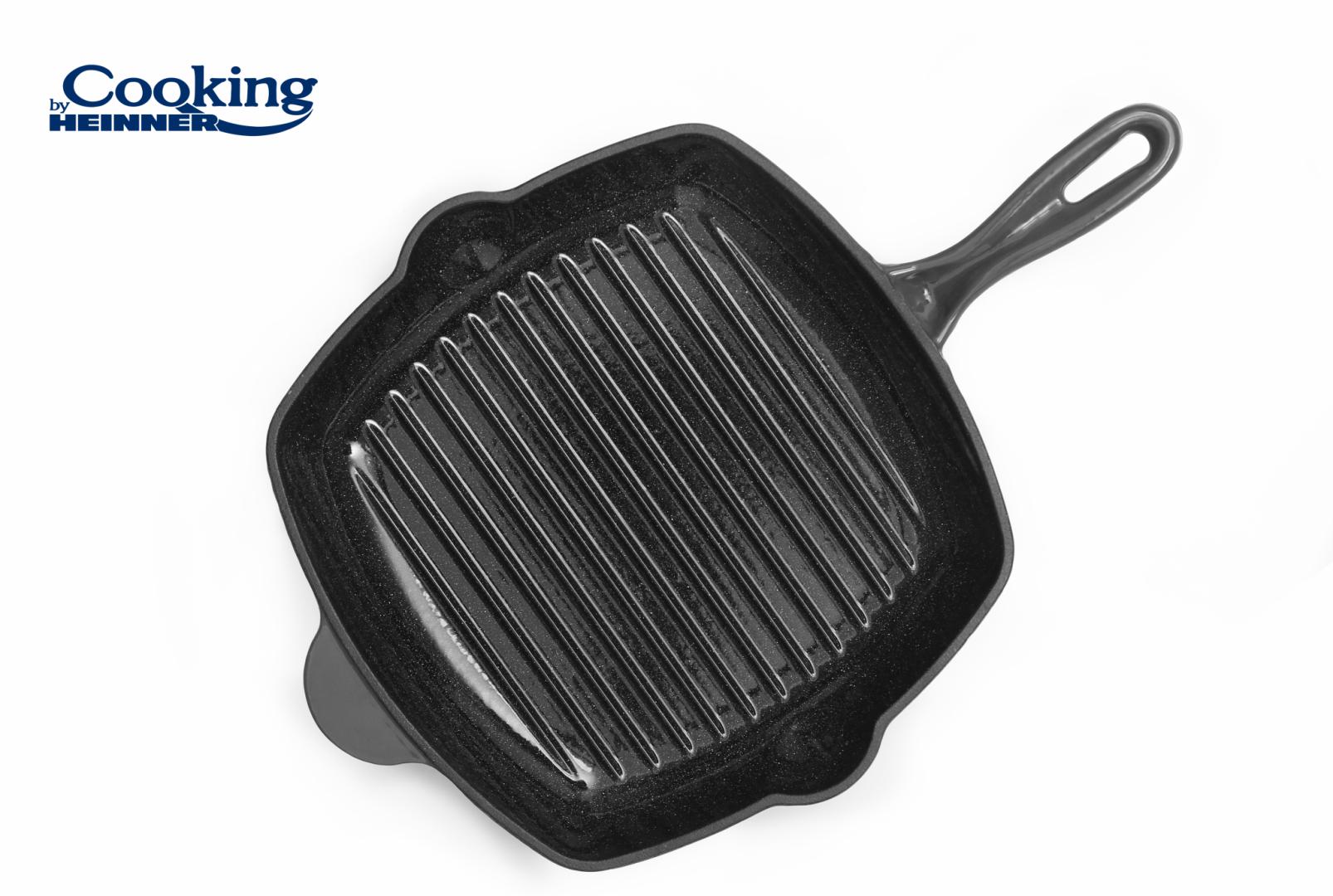 Tig.grill Fonta 26.5X4.5 CM, Marble Grey (tigaie Grill Fonta Emailata  26.5 X 4.5 CM)