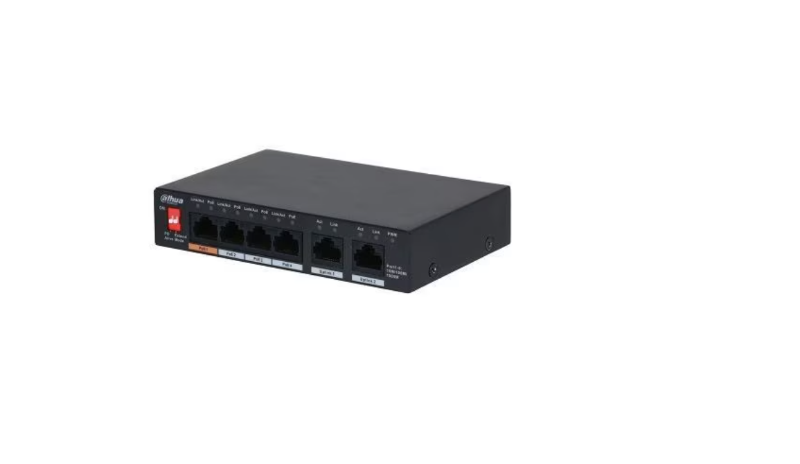 Dahua 6 Port Unmanaged Desktop Switch (Dahua PoE Desktop Gigabit Unmanaged Switch)