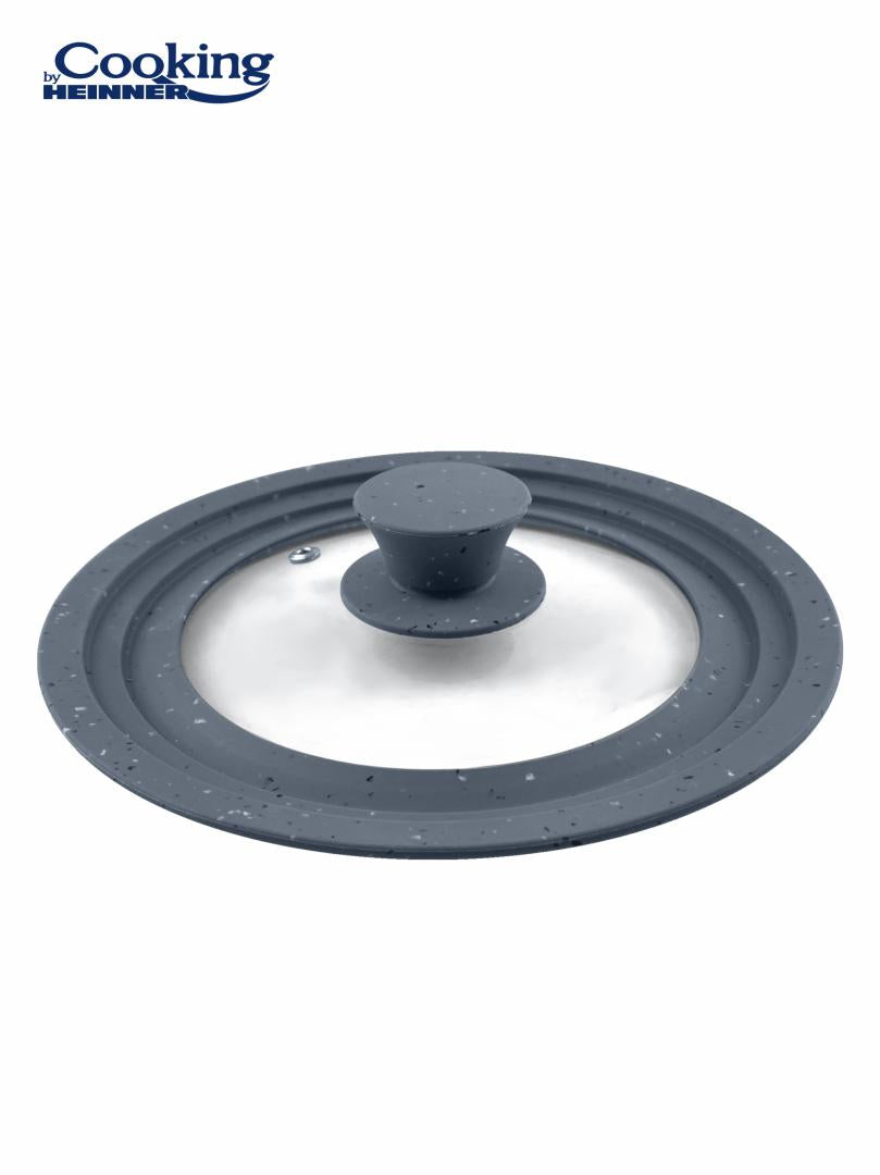 Capac Margine AJUSTABI.3 DIM.16/18/20 CM (capac Sticla cu Margine din Silicon Ajustabila pe 3 Dimensiuni 16/18/20 CM)