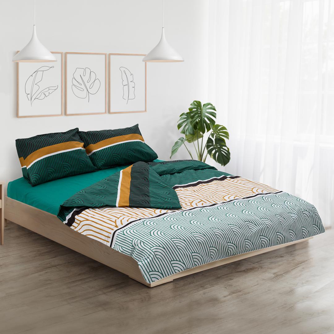 Heinner Lenjerie dubla 100% bumbac,4 piese, Deco