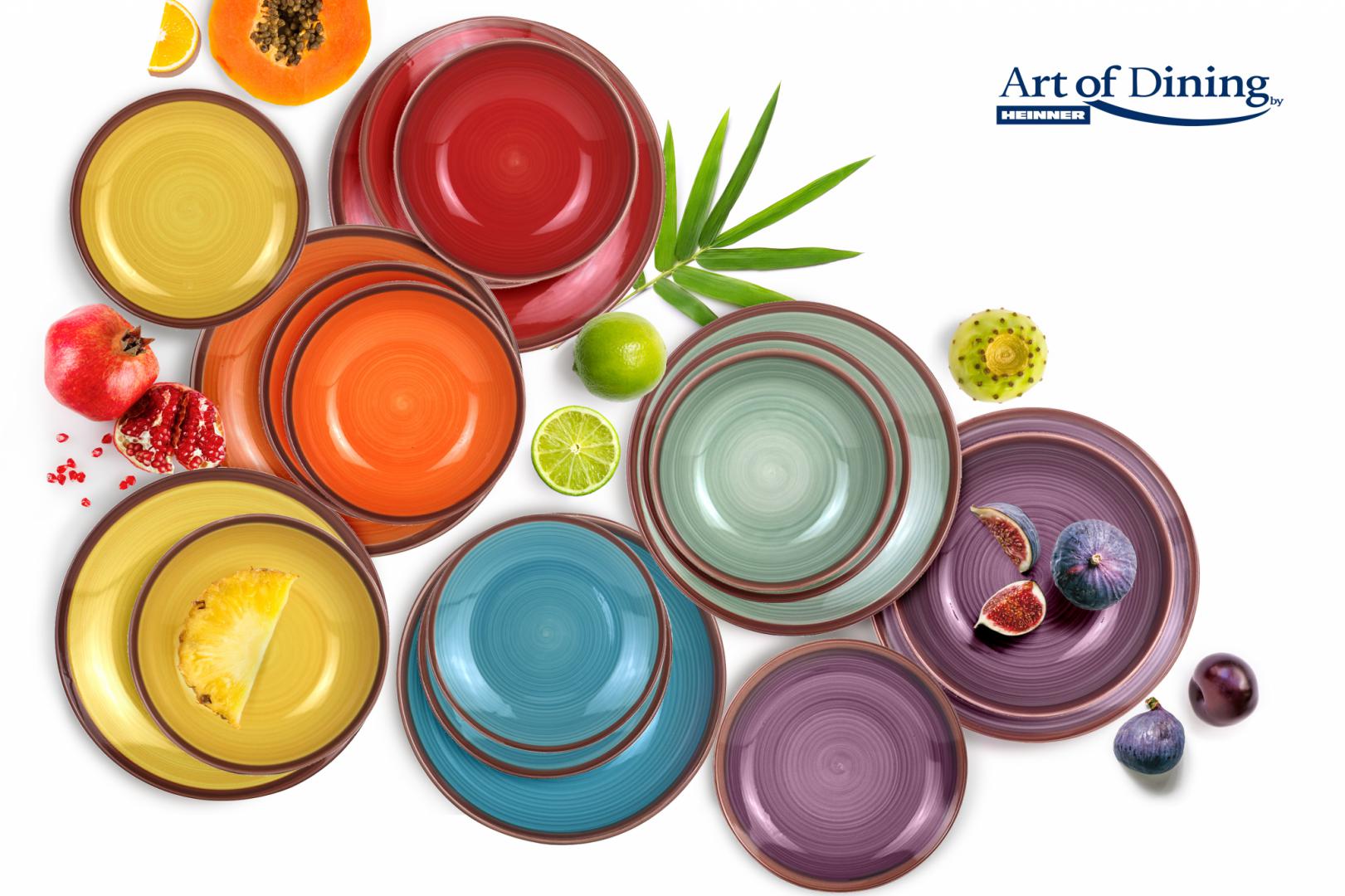 Heinner SERVICIU  MASA CERAMICA 18PCS, AQUARELLE