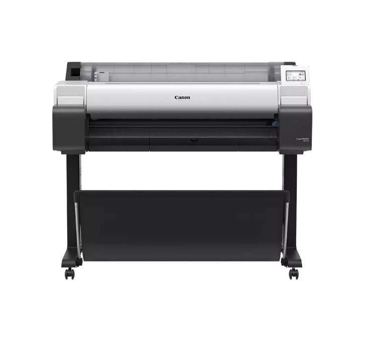 Plotter Canon imagePROGRAF TM-340 36"(914mm), format A0, 5 culori, rezolutie max 2400x1200dpi, memorie 2GB, limbaje de imprimare: HP-GL/2, HP RTL, JPEG (Ver. JFIF 1.02), CALS G4 (submission via FTP only), Display LCD 4.3", interfata: USB 2.0, Ethernet, WI