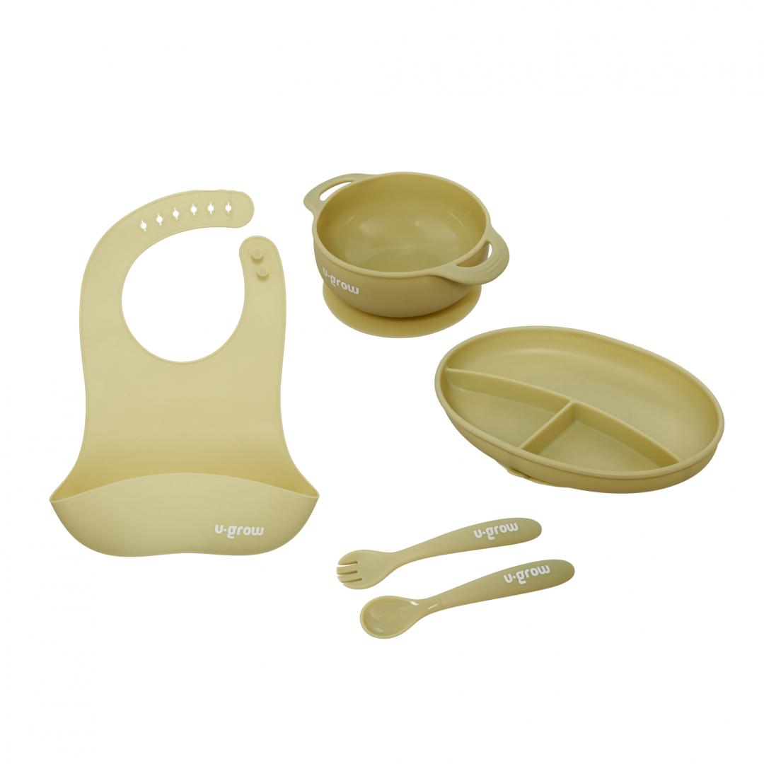 Set divers 5 piese silicon, olive,U-Grow