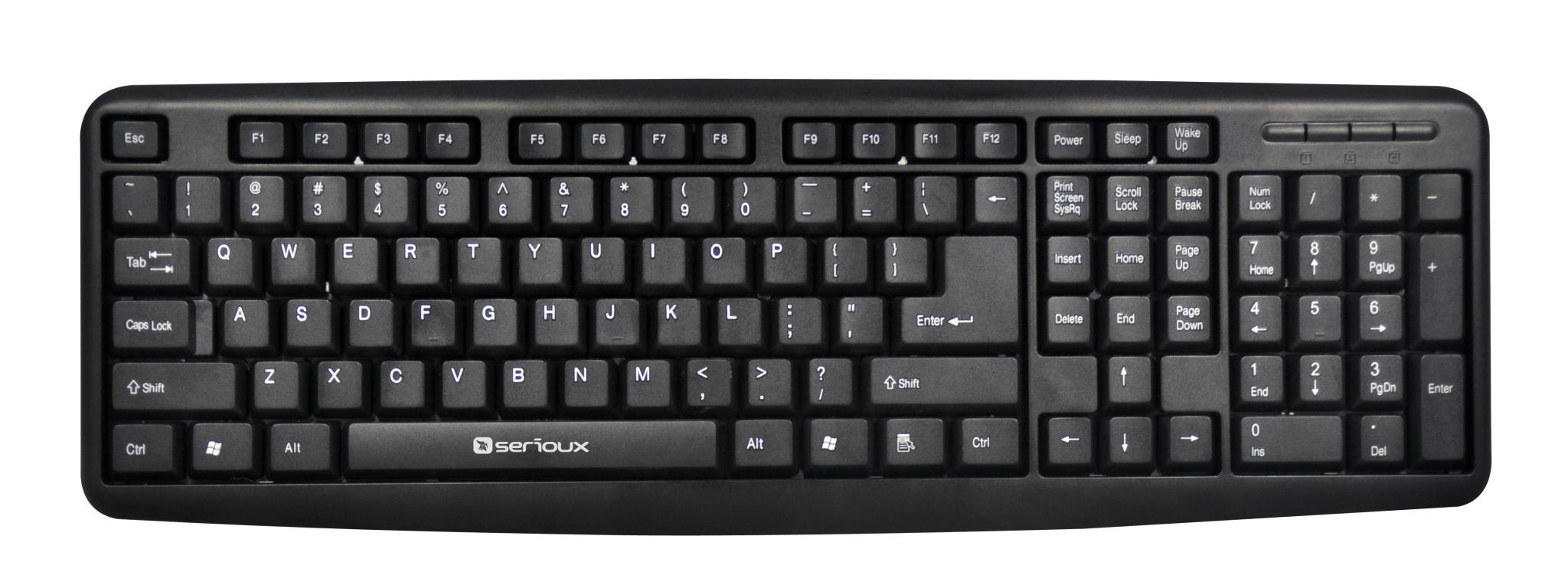 KB SERIOUX 9400USB BLACK USB