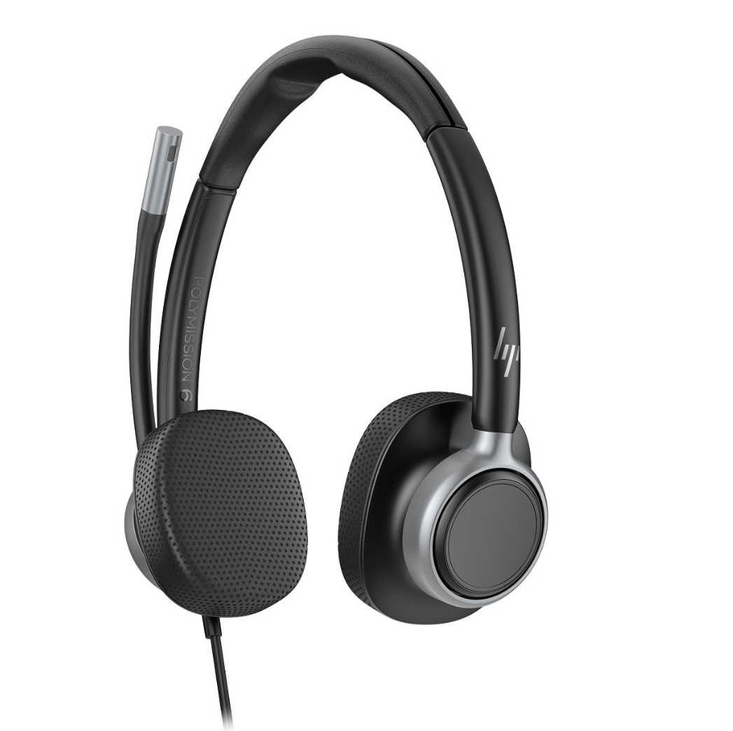 HP Poly Mission 625Stereo USB Wired Headset