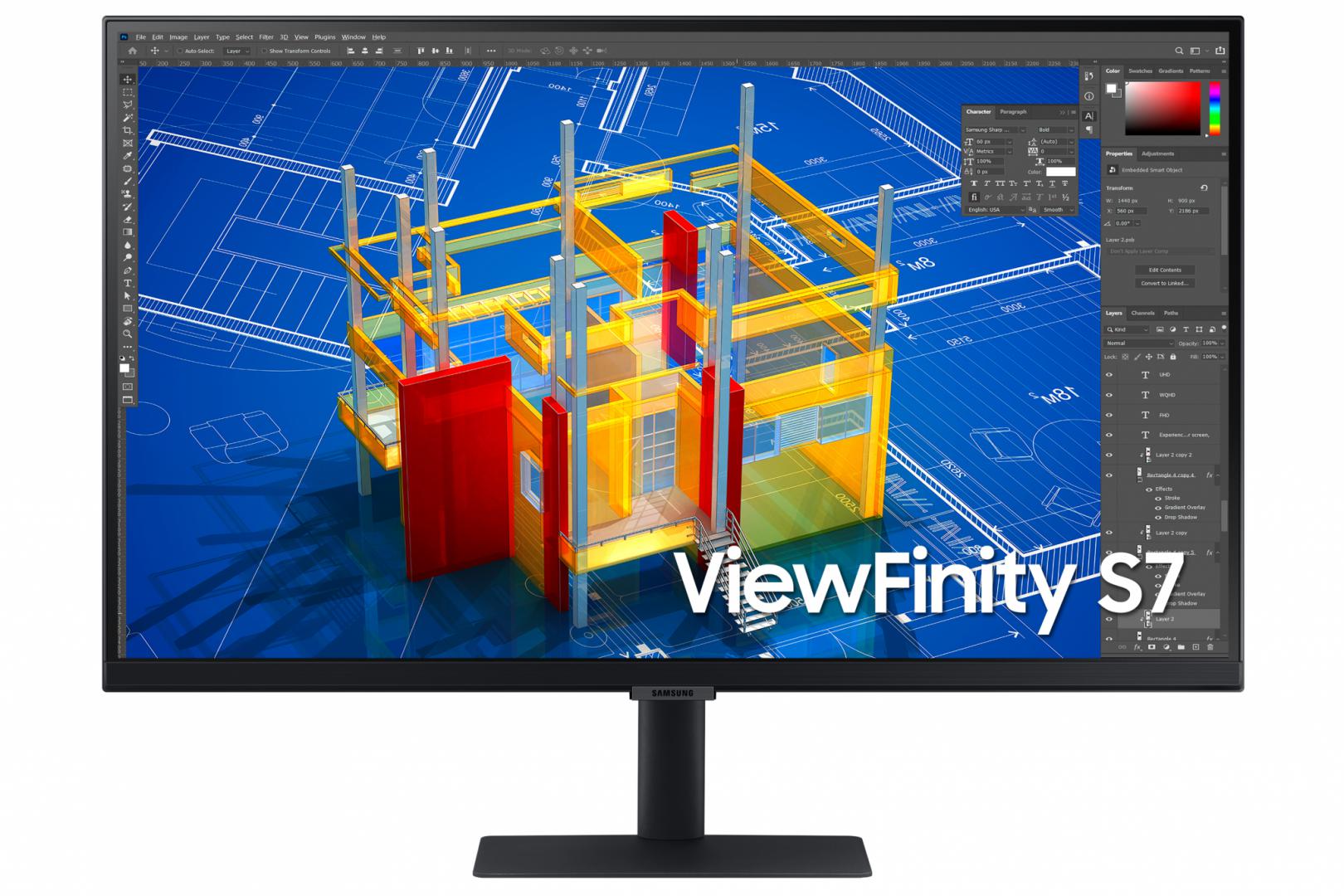 Monitor Samsung 27" LS27A700NWPXEN