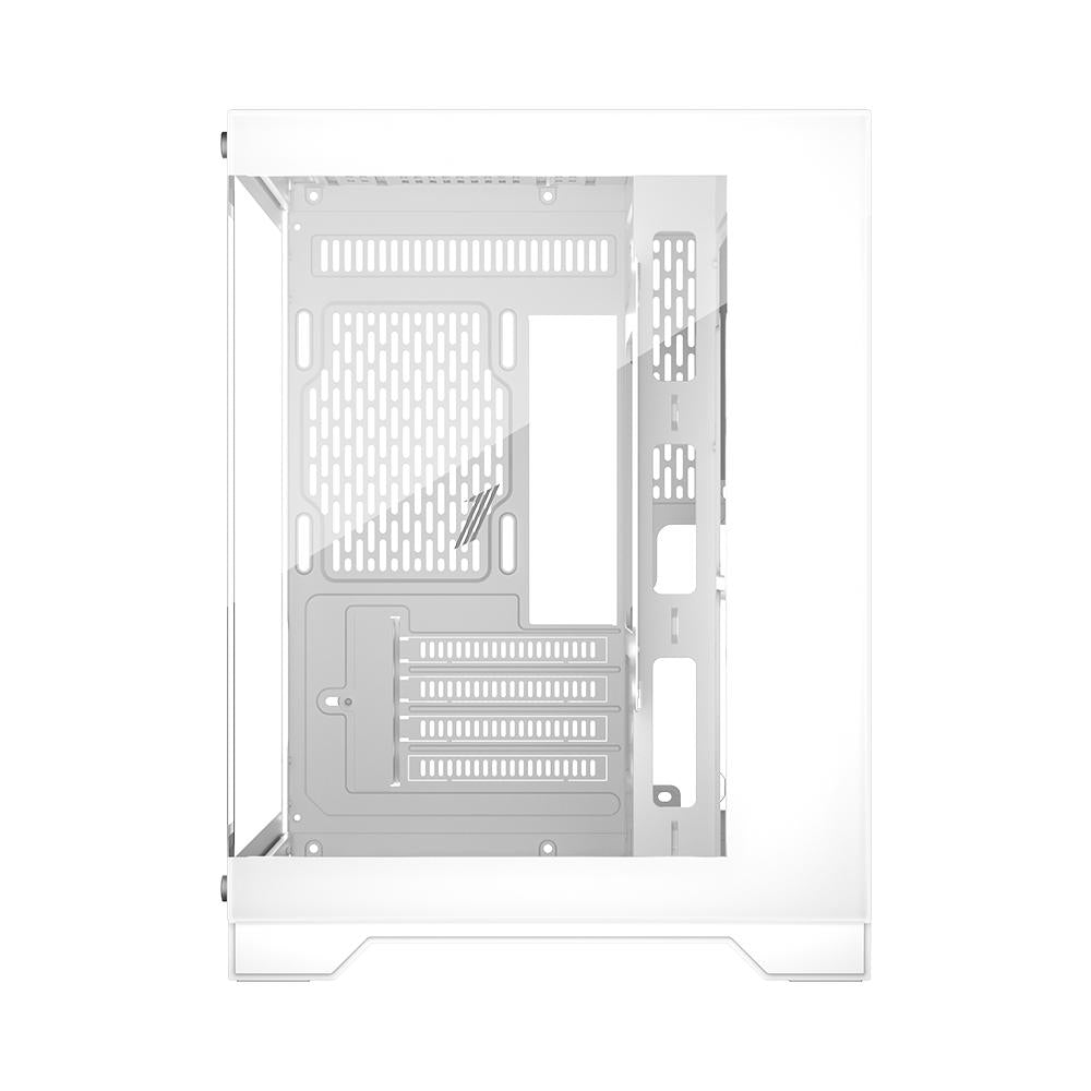 Carcasa 1STPLAYER Gaming MV5 TP WHITE