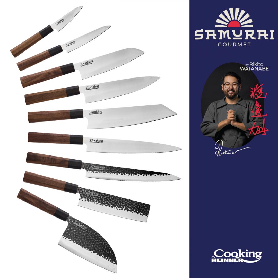 CUTIT GYUTO 23 CM, RIKITO WATANABE, SAMURAI GOURMET, COOKING BY HEINNER
