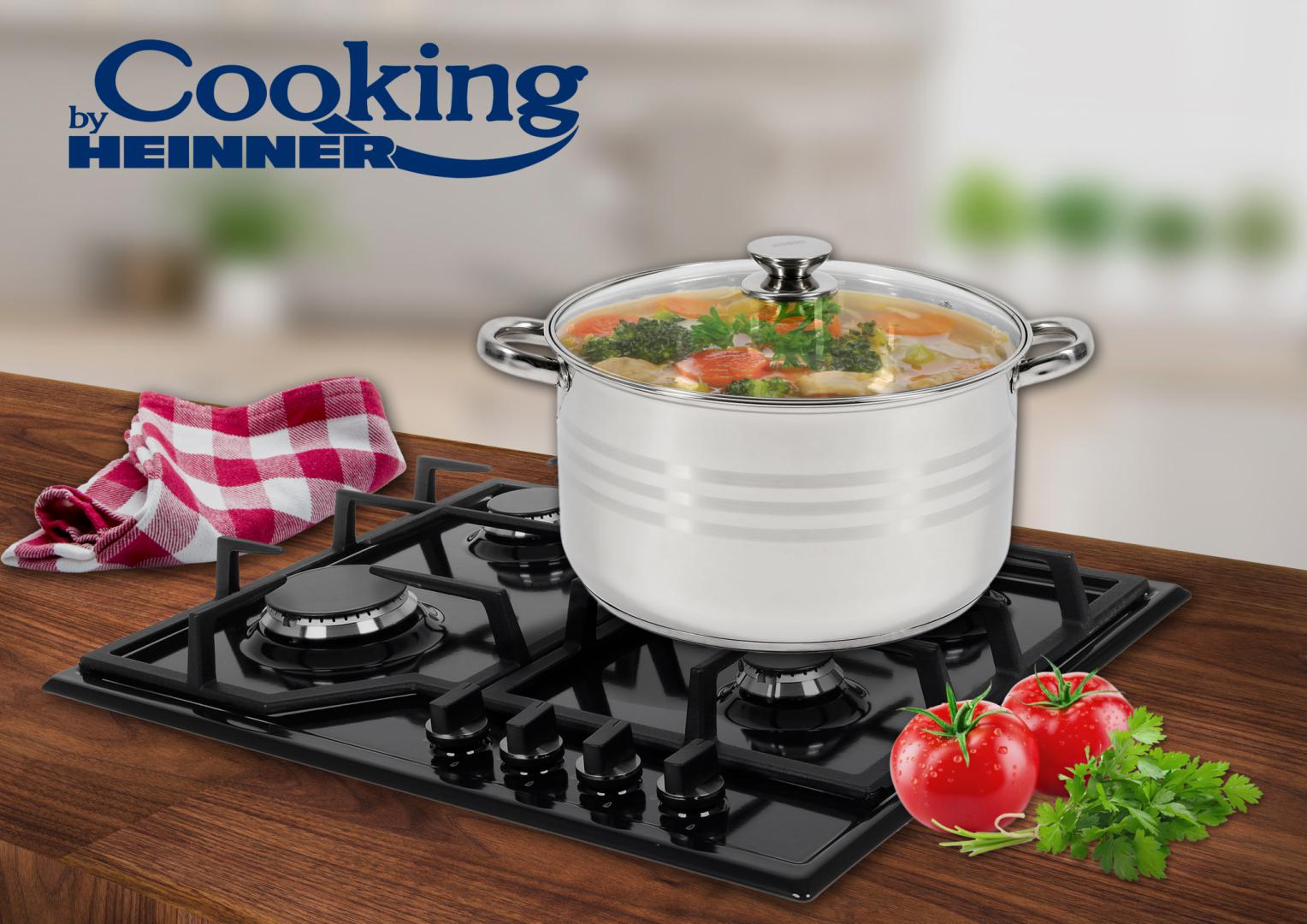 Heinner SEMIOALA INOX+CAPAC, 26x14,5CM,7L, MYRA