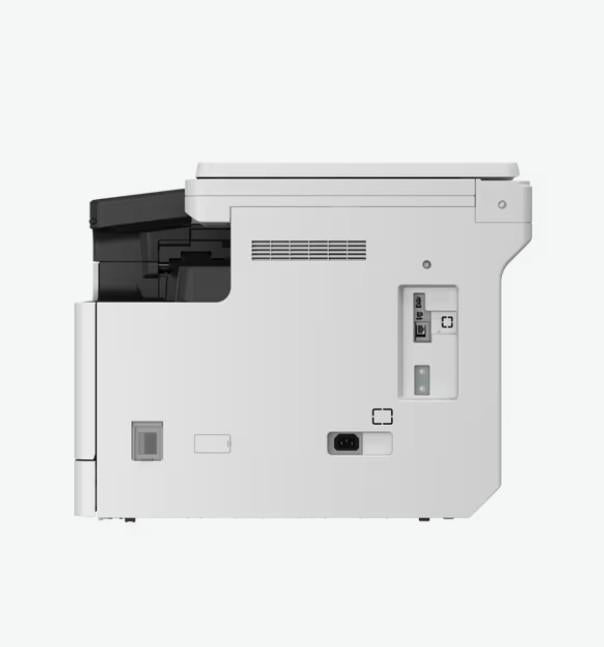 CANON IR2425 II A3 MONO LASER MFP, Format: A3, Functii: Print, Copy, Scan, Fax optional, Procesor: 1.6Ghz, touchscreen 7", Memorie: 2gb, Stocare: 64GB eMMC, Duplex automat, Viteza printare: 25ppm, Rezolutie: 1200 x 1200, Limbaje printare: UFR II, PCL6/PCL