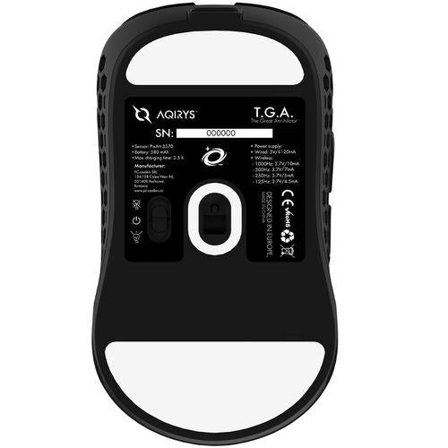Mouse Aqirys Tga, wireless, negru (Mouse Gaming Wireless Aqirys T.g.a.)