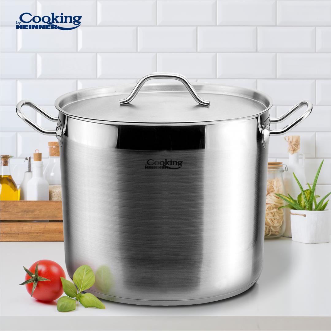 Oala+capac Inox 28x22 CM, 13.5L, Maestro (oala+capac Inox 28x22 CM)