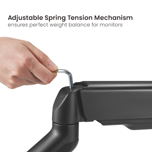 Double Monitor Arm Serioux MM97-C024E (Braț pentru monitor cu contragreutate Material: Oțel)