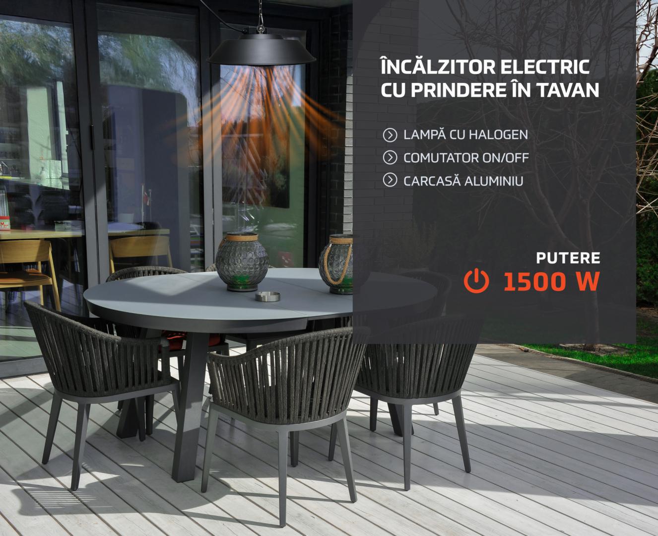 Heinner HR Incalzitor electric de tavan 1500W