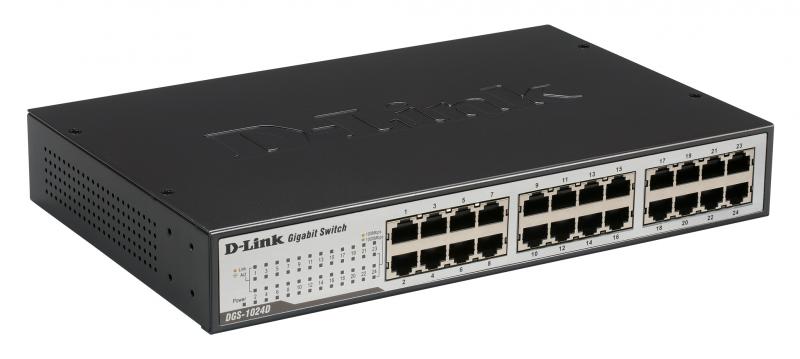 D-Link DLINK SW 24P-GB UNMNGD DESK/RM