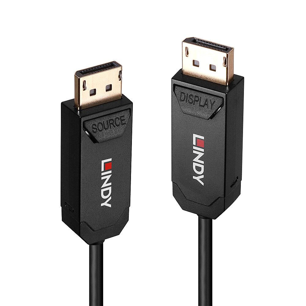 Cablu Lindy 50m DisplayPor, fibra optica (Cablu Lindy Hybrid DisplayPort)