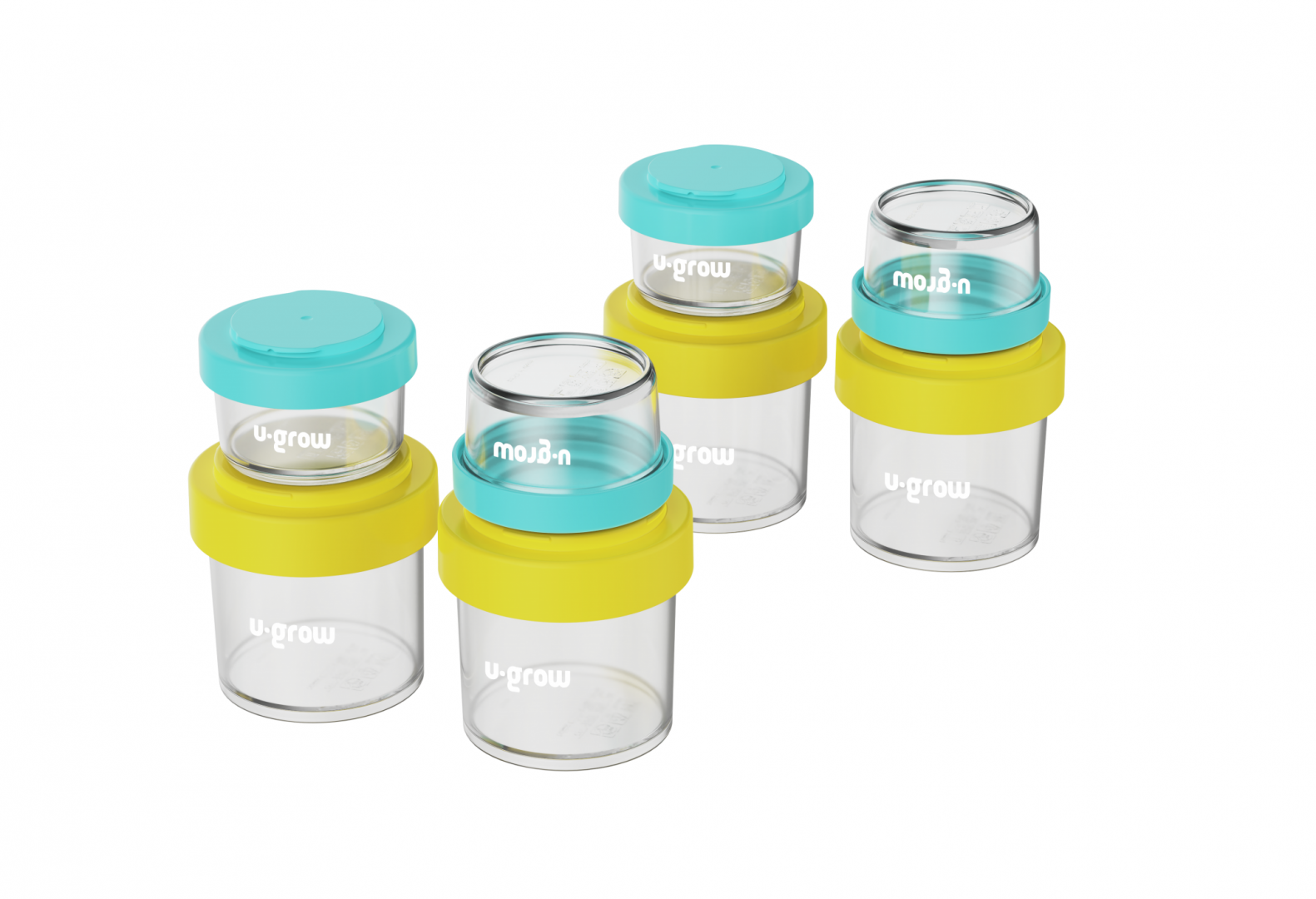 Set 8 recipiente pentru hrana,U-Grow