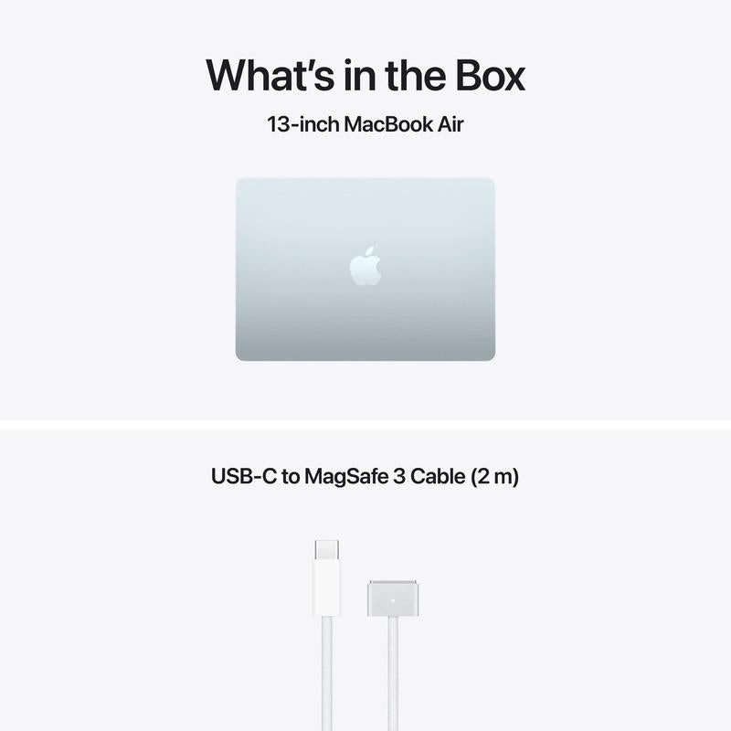 MacBook Air 13.6" Retina/Apple M5 (CPU 10-core, GPU 10-core, NeuralEngine16-core)/32GB/512GB - Sky Blue - US English KB (No Adapter)  - 2026 (CTO from MDHH4RO/A)