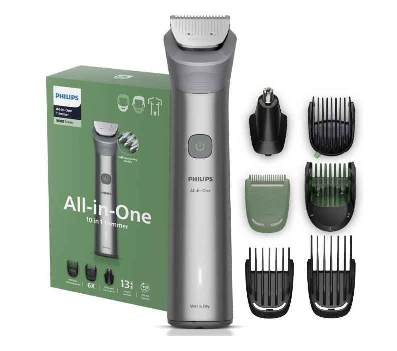 Aparat de Tuns 10 in 1 Philips MG5931/15 (Aparat de tuns barba & parul de pe cap si corp 10in1 Philips All-in-One...)
