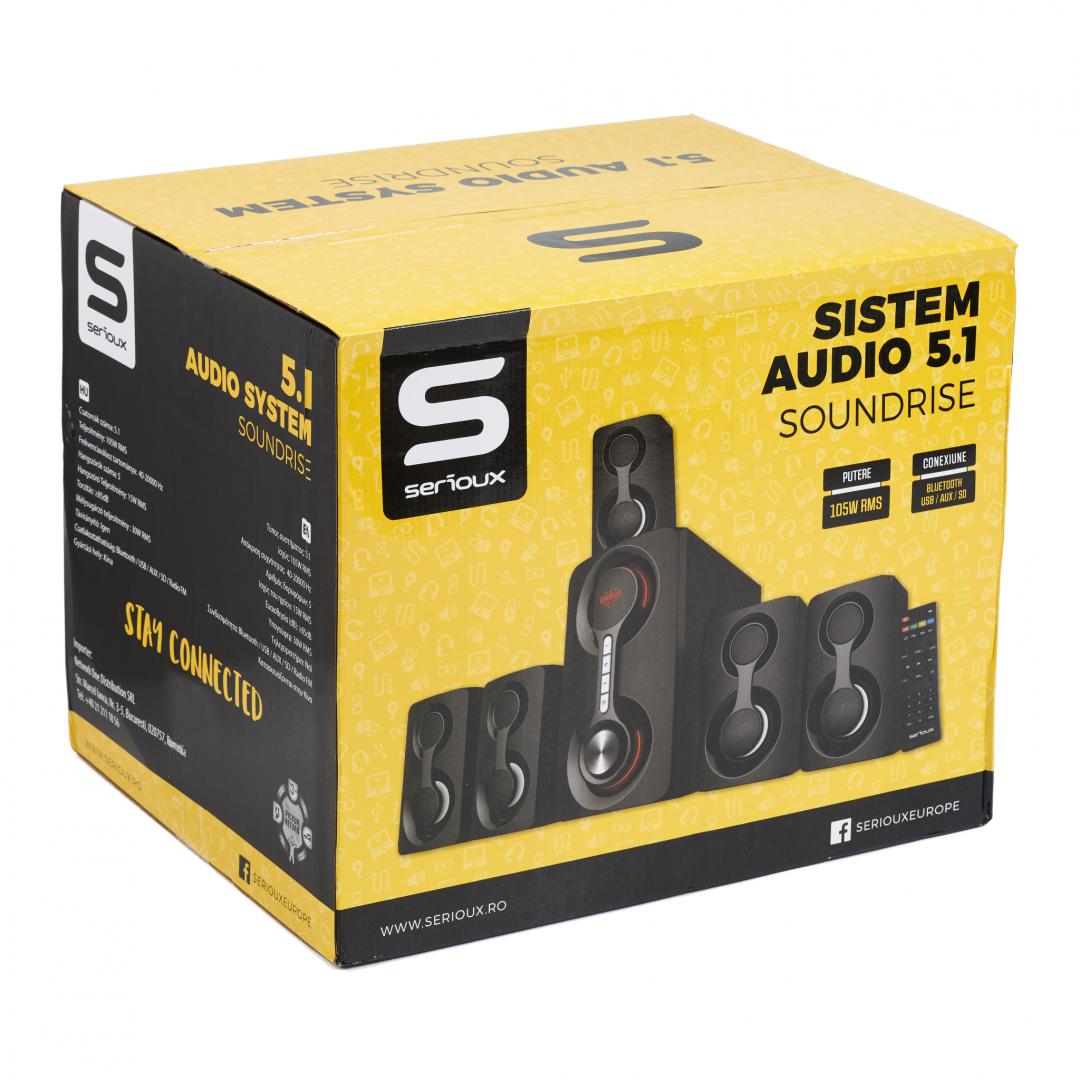Boxa 5.1 Serioux Soundrise SRXS-51105W (Boxe Serioux 5.1 SoundRise 51105W)