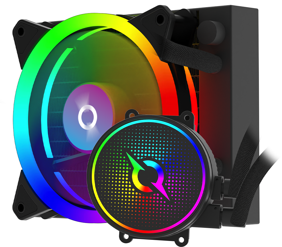 CPU Cooler Aquarius 120 Aio Black Argb (Cooler Procesor Aqyris Aquarius 120 Aio)