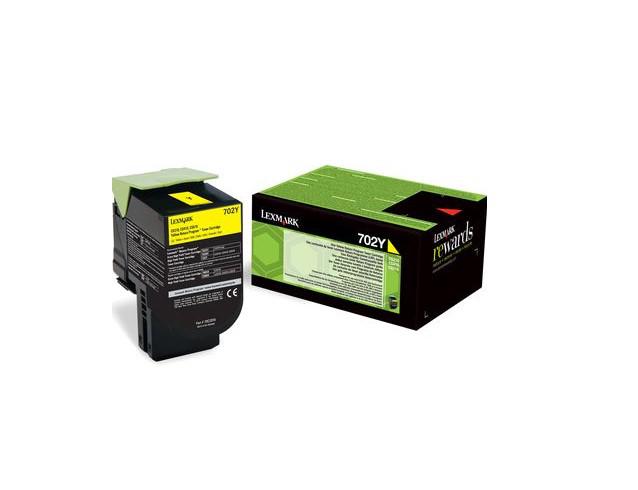 Lexmark 70C20YE Yellow Toner (Toner Lexmark 702YE)