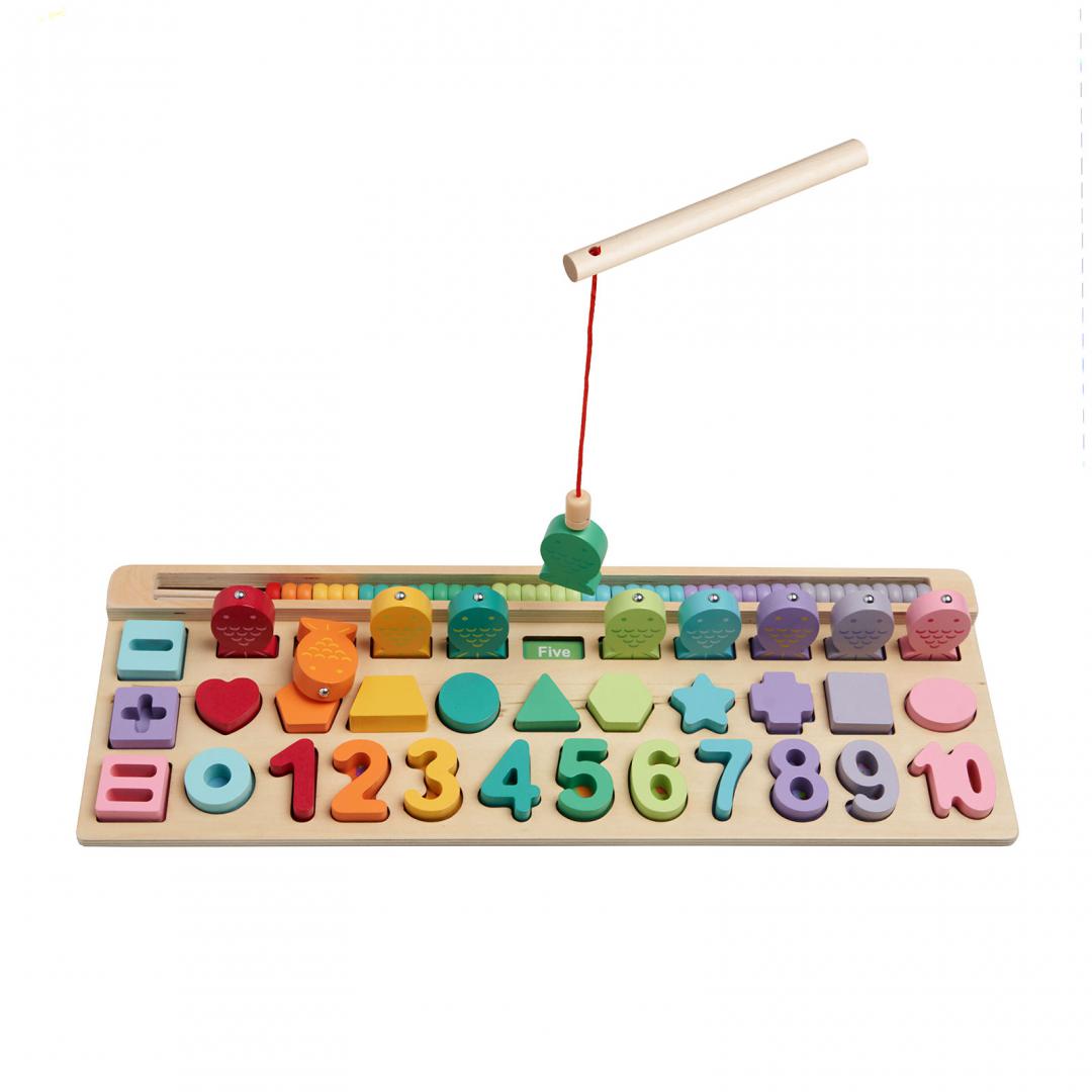 Joc Puzzle din Lemn, 4 in 1, 35 de Piese (joc Puzzle din Lemn)