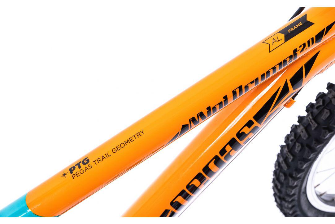 BICICLETA PEGAS MINI DRUMET 20'' PORTOCALIU TURCOAZ