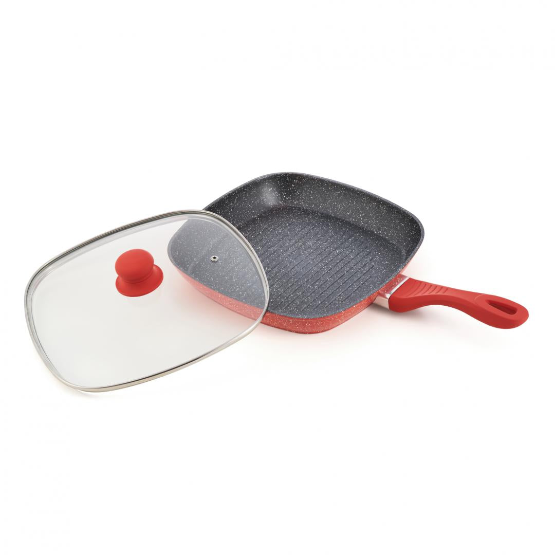 Heinner TIGAIE GRILL ALU+CAP 28x4CM,ORANGE GRAYS