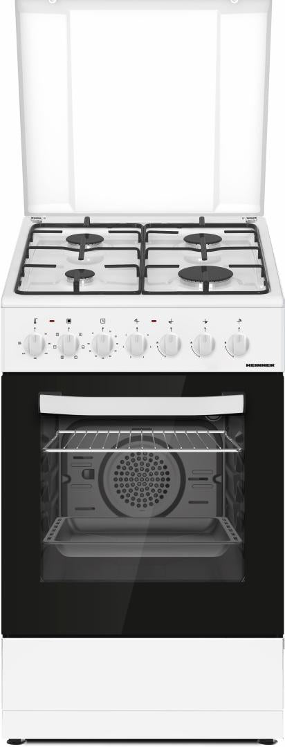 Aragaz Mixt Heinner HFSC-S60LITGC-WH