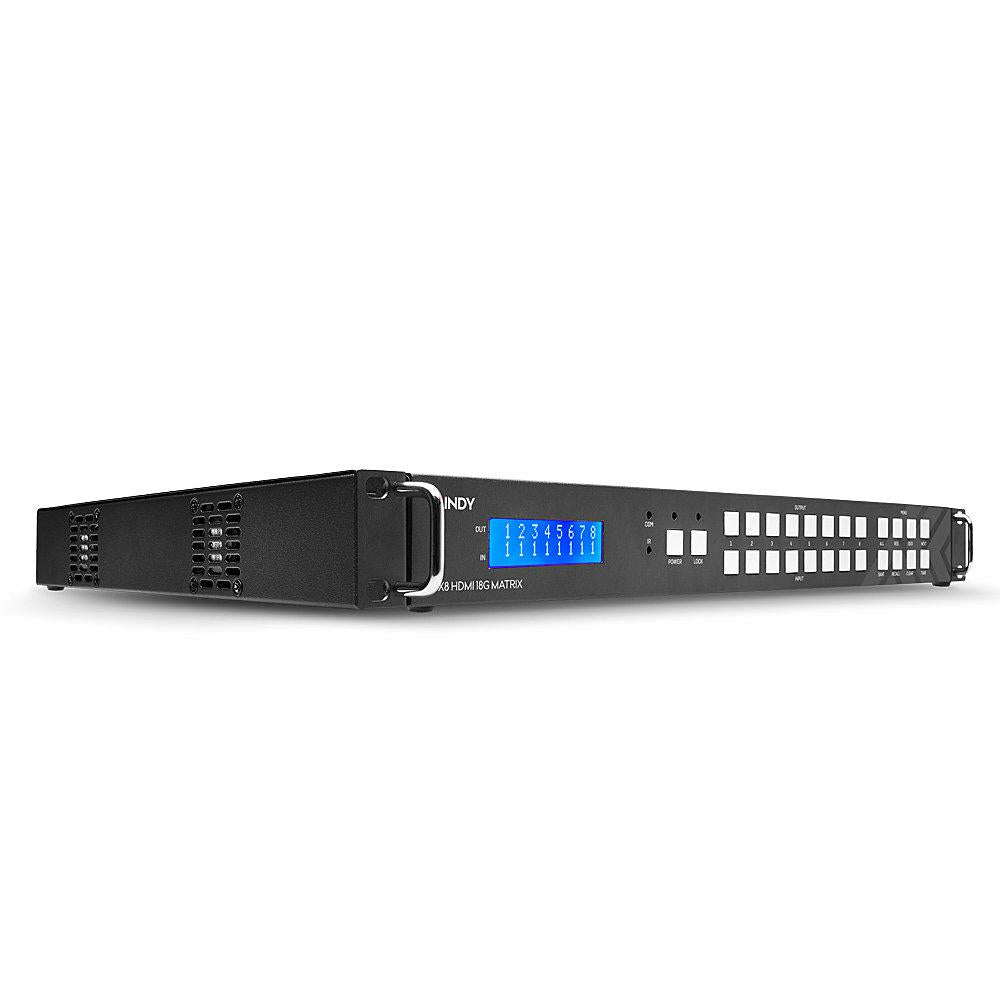 Lindy 8x8 HDMI 18G Matrix Switch (Switch Lindy 8x8 HDMI 18G Matrix latime de banda suportata 18Gbps)