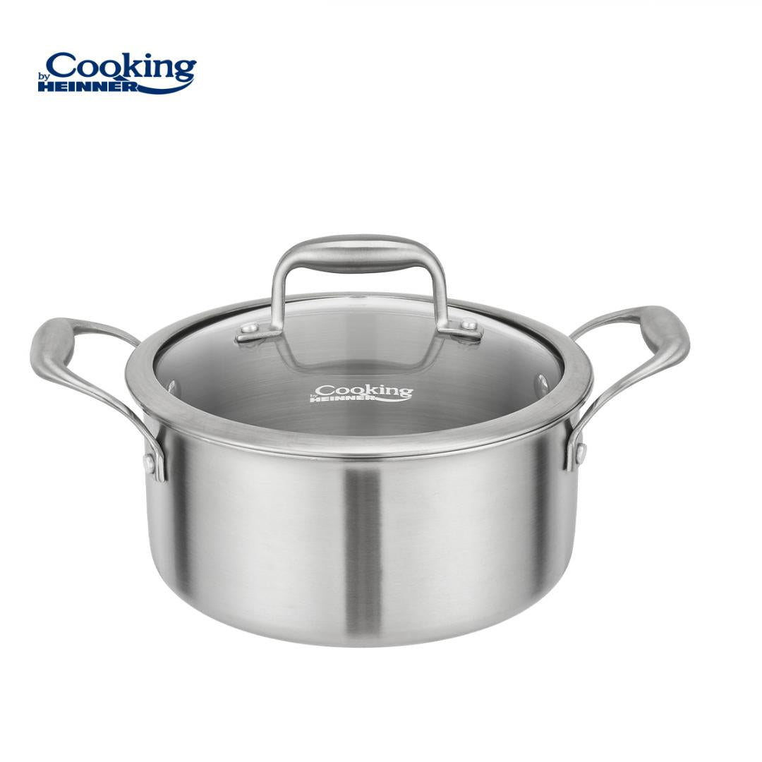 Heinner SEMIOALA INOX+CAPAC 20x10CM,2.8L,ATOMIC3