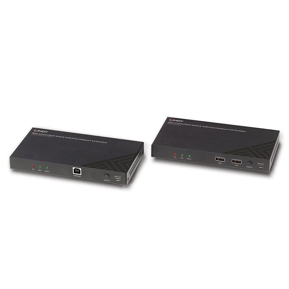 Lindy 100m Cat.6 HDMI 4K60 HDBaseT Kvm E (Lindy LY-38343 Kvm Extender 100m Cat.6 HDMI 4K60)