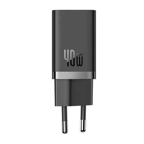 Incarcator Retea GaN5 Pro Qc 40W, negru (incarcator retea Baseus GaN5 Pro)