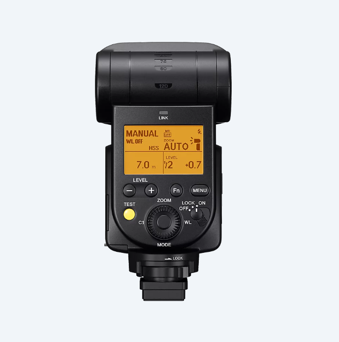Flash Sony GN60, control radio Wireless