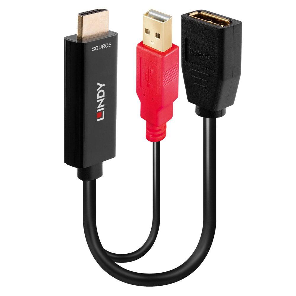 Adaptor Lindy HDMI 18G to DisplayPort (Adaptor Lindy HDMI 18G to DisplayPort)