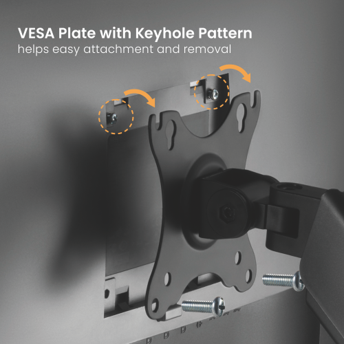 Double Monitor Arm Serioux MM97-C024E (Braț pentru monitor cu contragreutate Material: Oțel)