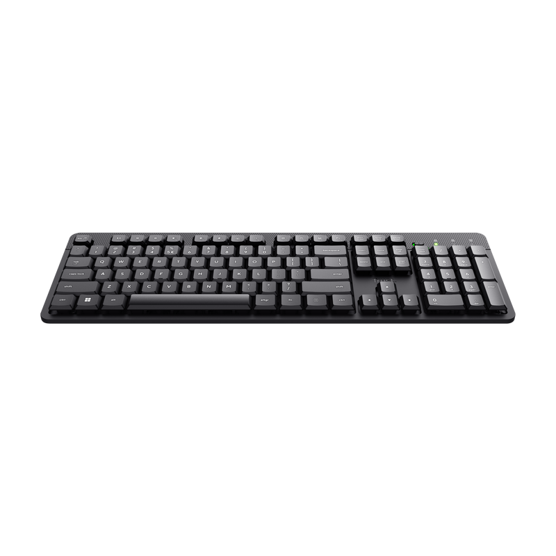 RESIGILAT | Tastatura wireless Trust Ody II, cu taste silentioase, cu functie de power saving, rezistenta la stropire, conectare tip USB-A 2.0, include 2 baterii, compatibila PC/Laptop (Windows, MacOS, Chrome OS), negru - imagine 2 - RESIGILAT