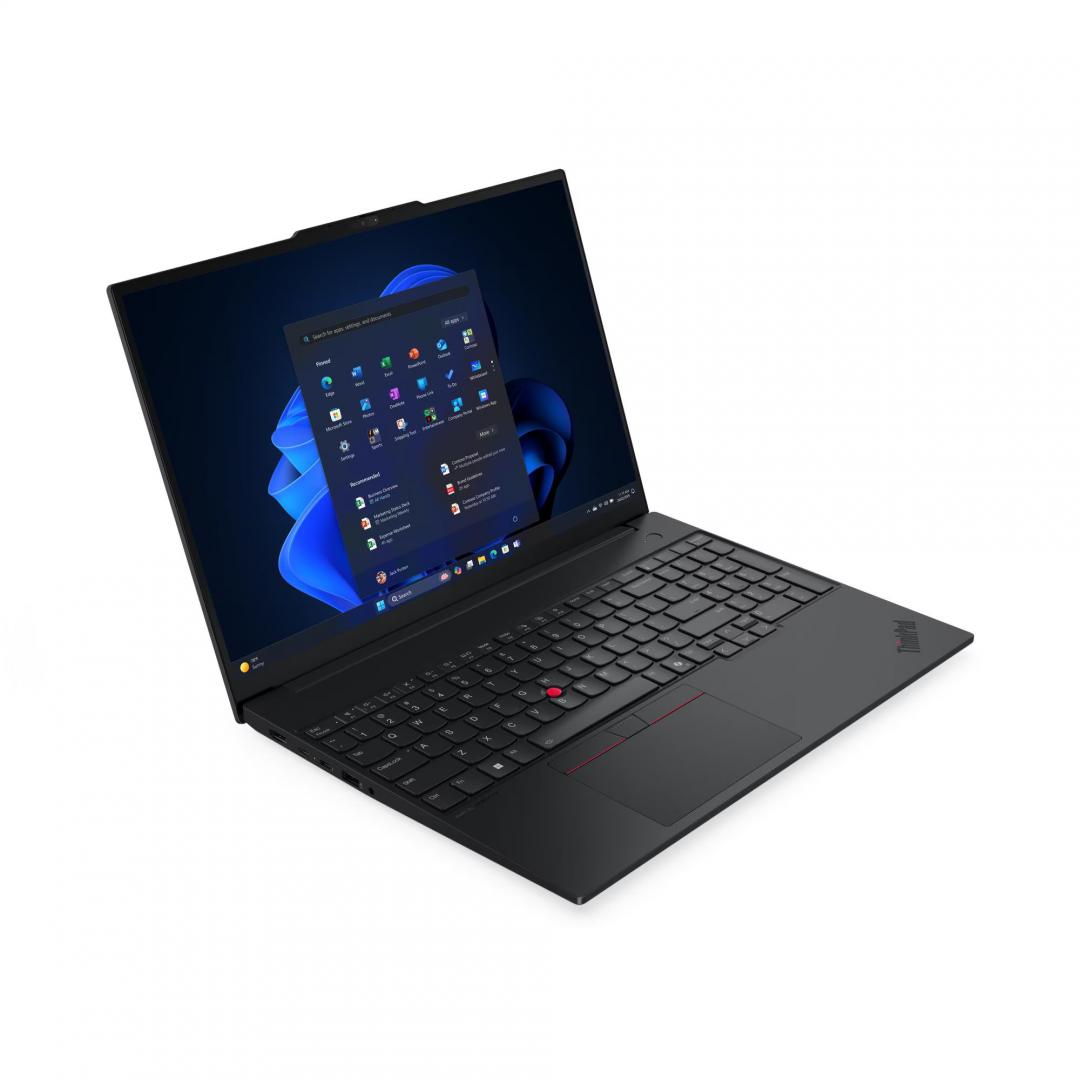 Laptop Business Lenovo ThinkPad E14 Gen 7, cu procesor Intel Core Ultra 5 225U, 14'' IPS, 16 GB DDR5, 512 GB SSD, Intel Graphics, Fara OS, 3 ani Garantie