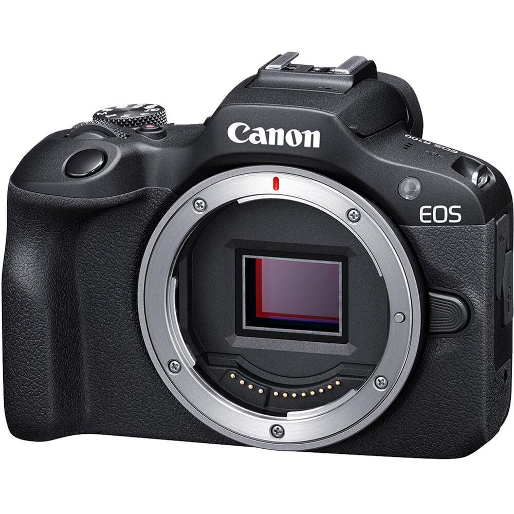 Photo Camera Canon Eos R100 + Rfs 18-45 (Camera foto Canon Eos R100 + Obiectiv RF-S 18-45MM F/4.5-6.3 Is Stm kit)