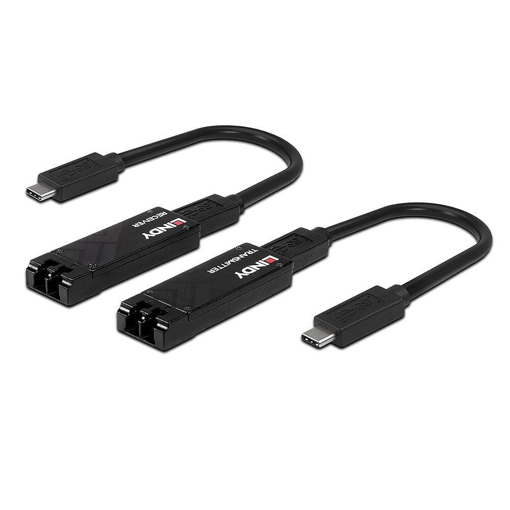 Lindy 100m Fibre Optic USB 3.2 TypeC Ext (Lindy 100m Fibre Optic USB 3.2 Type C Extender  Technical details ...)