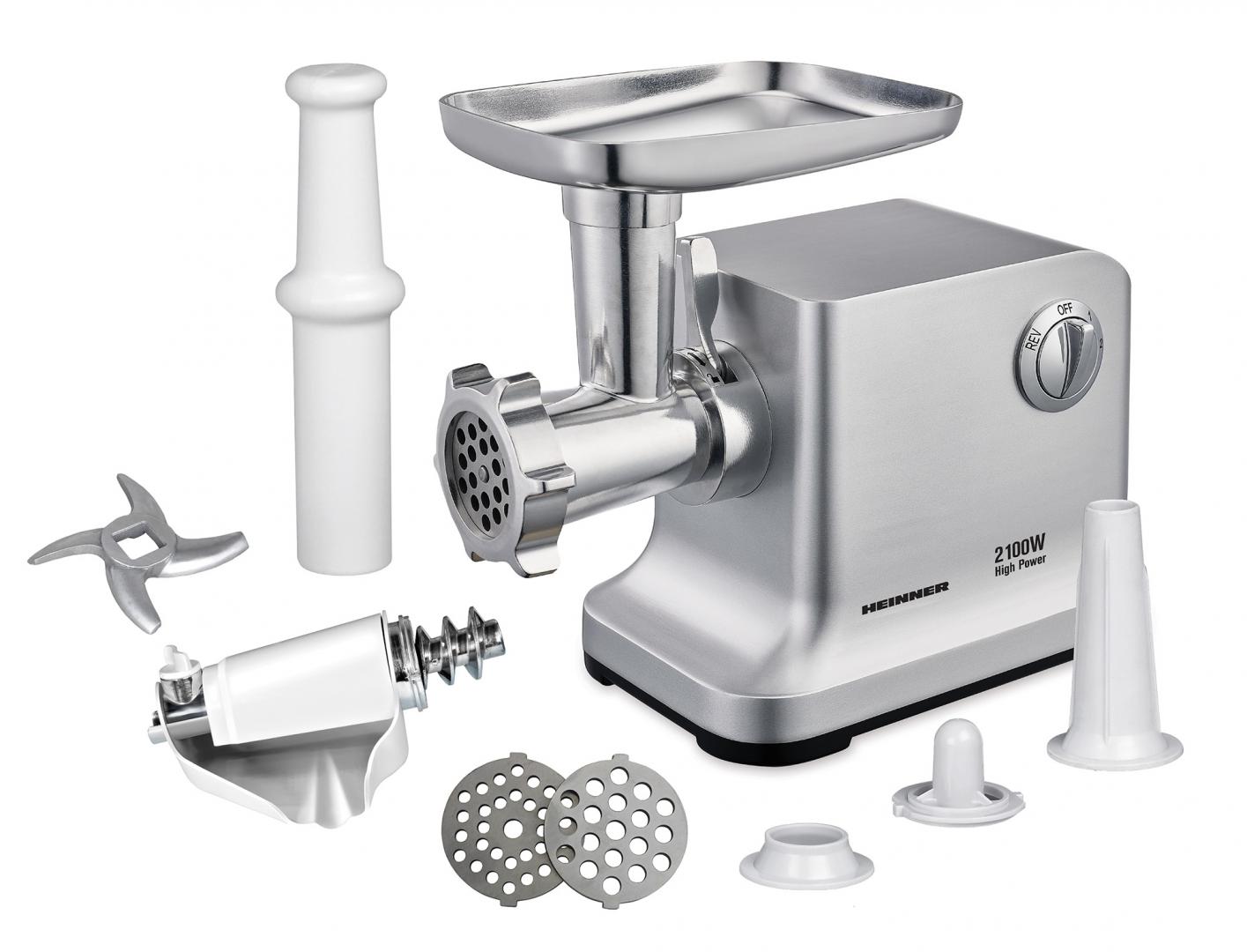 Resigilat - MEAT GRINDER HEINNER MG-2100SS