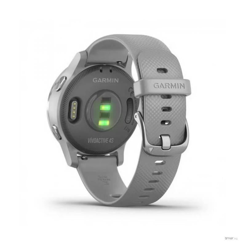 Ceas Smartwatch Garmin Vivoactive 4S, Powder Gray/Silver SEU