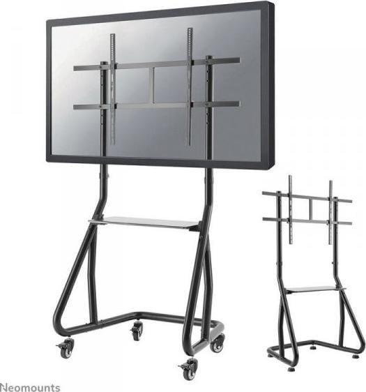 Stand podea mobil Nm 60"-100" 100KG ng (Stand podea mobil/fix Neomounts NS-M3800BLACK; pentru display-uri cu diagonale...)